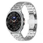 Uhrenarmband aus Titanlegierung mit Schmetterlingsschließe, passend für Samsung Galaxy Watch Ultra 47 mm / Ultra 2025 und Samsung Galaxy Watch8 / Watch8 Classic