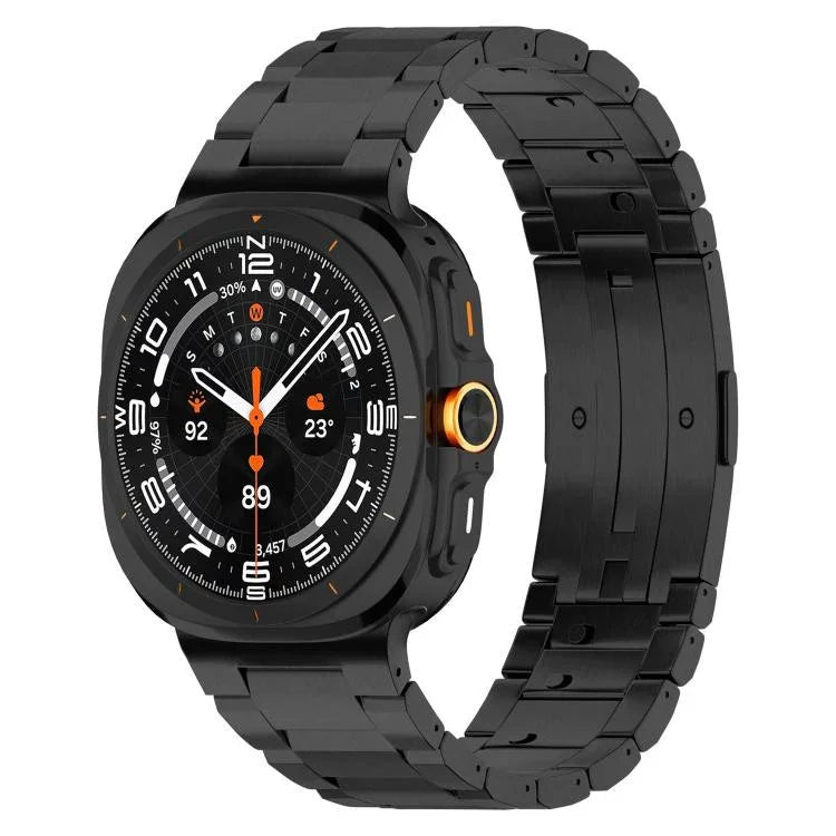 Integriertes Drei-Perlen-Armband mit Dornschließe aus Titanlegierung, für Samsung Galaxy Watch8 / Watch8 Classic