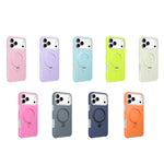 Jelly Liquid Silicone MagSafe Holder Phone Case, For iPhone 17 Pro Max, For iPhone 17 Pro, For iPhone 17, For iPhone Air, For iPhone 16 Pro Max