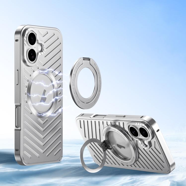 Kühlende MagSafe Magnetische Metall-Handyhülle, Für iPhone 17 Pro Max, Für iPhone 17 Pro, Für iPhone 17