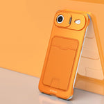 J TRIBE Metallrahmen Rahmenlose Kartenfach Objektivhalter Handyhülle, Für iPhone 17 Pro Max, Für iPhone 17 Pro, Für iPhone 17, Für iPhone Air, Für iPhone 16 Pro Max, Für iPhone 16 Pro, Für iPhone 15 Pro Max, Für iPhone 15 Pro