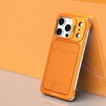 J TRIBE Metallrahmen Rahmenlose Kartenfach Objektivhalter Handyhülle, Für iPhone 17 Pro Max, Für iPhone 17 Pro, Für iPhone 17, Für iPhone Air, Für iPhone 16 Pro Max, Für iPhone 16 Pro, Für iPhone 15 Pro Max, Für iPhone 15 Pro