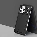 J TRIBE Metallrahmen Rahmenlose Kartenfach Objektivhalter Handyhülle, Für iPhone 17 Pro Max, Für iPhone 17 Pro, Für iPhone 17, Für iPhone Air, Für iPhone 16 Pro Max, Für iPhone 16 Pro, Für iPhone 15 Pro Max, Für iPhone 15 Pro
