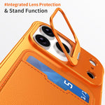J TRIBE Metallrahmen Rahmenlose Kartenfach Objektivhalter Handyhülle, Für iPhone 17 Pro Max, Für iPhone 17 Pro, Für iPhone 17, Für iPhone Air, Für iPhone 16 Pro Max, Für iPhone 16 Pro, Für iPhone 15 Pro Max, Für iPhone 15 Pro