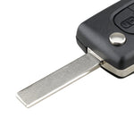 Car 3-button Folding Key Shell Remote Control Case for Peugeot / Citroen, For Peugeot