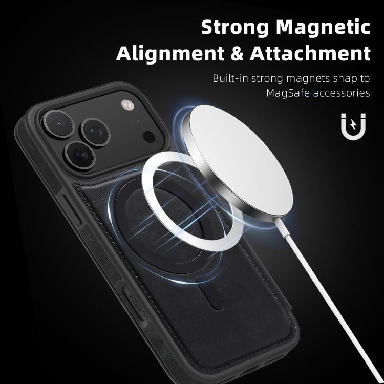 Linton MagSafe Leather Phone Case, For iPhone 17 Pro Max, For iPhone 17 Pro, For iPhone 17, For iPhone Air