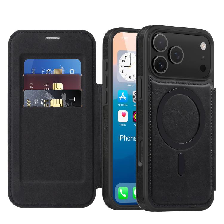 Linton MagSafe Leder-Handyhülle, Für iPhone 17 Pro Max, Für iPhone 17 Pro, Für iPhone 17, Für iPhone Air