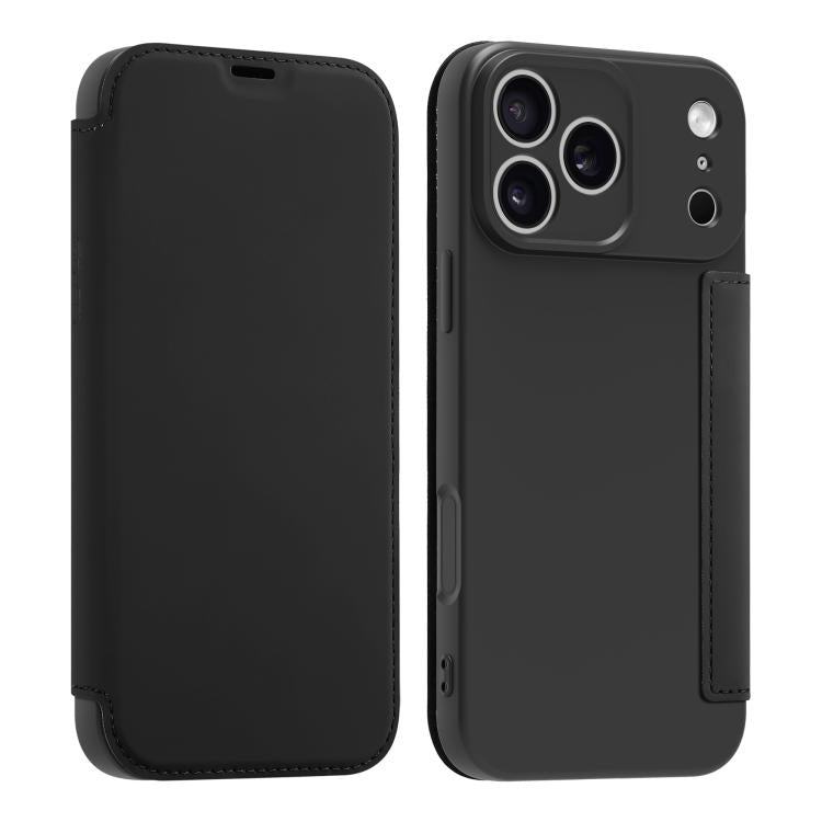 Imitat Lederhülle mit Liquid-Skin-Gefühl und Kartenfächern, Für iPhone 17 Pro Max, Für iPhone 17 Pro, Für iPhone 17, Für iPhone Air