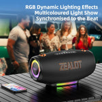 Zealot S127 100W Tragbarer bunter Bluetooth-Lautsprecher für draußen