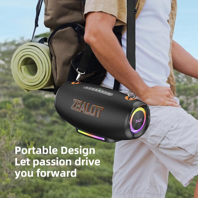 Zealot S127 100W Tragbarer bunter Bluetooth-Lautsprecher für draußen