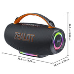 Zealot S167 100W Tragbarer Handheld-Outdoor-RGB-Bluetooth-Lautsprecher