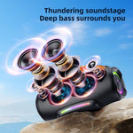 Zealot S167 100W Tragbarer Handheld-Outdoor-RGB-Bluetooth-Lautsprecher