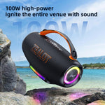Zealot S167 100W Tragbarer Handheld-Outdoor-RGB-Bluetooth-Lautsprecher