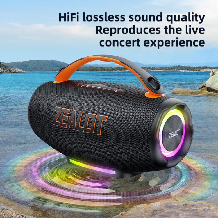 Zealot S167 100W Tragbarer Handheld-Outdoor-RGB-Bluetooth-Lautsprecher