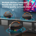 Zealot S167 100W Tragbarer Handheld-Outdoor-RGB-Bluetooth-Lautsprecher