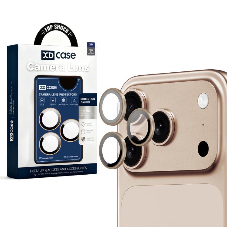 XDcase AF + AR Hawkeye Kameraschutzglas mit Ausrichtungshilfe, Für iPhone 17 Pro Max, Für iPhone 17 Pro