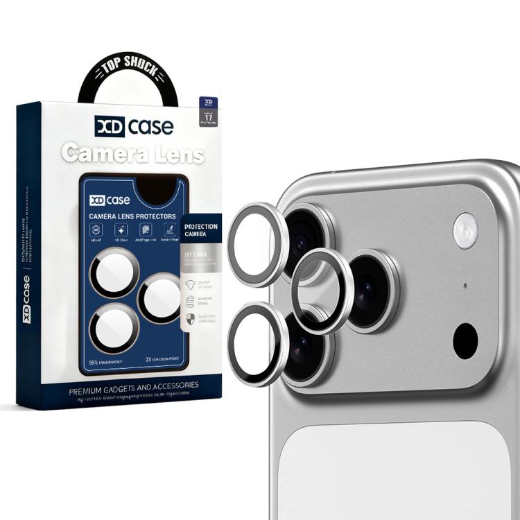XDcase AF + AR Hawkeye Kameraschutzglas mit Ausrichtungshilfe, Für iPhone 17 Pro Max, Für iPhone 17 Pro