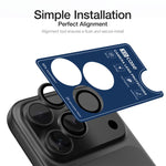 XDcase AF + AR Hawkeye Kameraschutzglas mit Ausrichtungshilfe, Für iPhone 17 Pro Max, Für iPhone 17 Pro