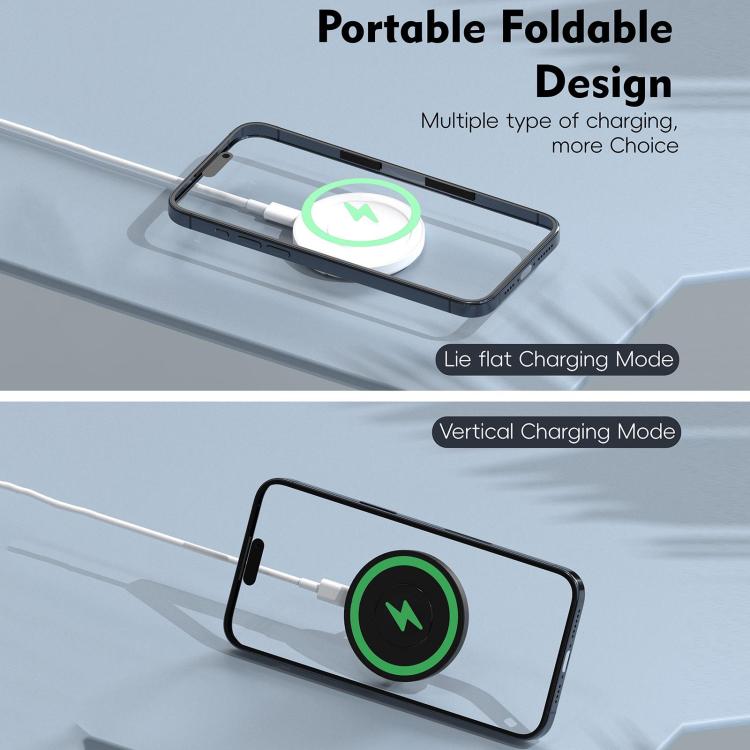15W Multifunktions-Magnet-Wireless-Ladegerät mit Klappständer