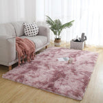 Einfaches Schlafsofa-Nacht-Gradient-Teppich Wohnzimmer Schlafzimmer-Matte, Regenbogen 100x200cm, Pink Lila 100x200cm, Hellgrau 100x200cm