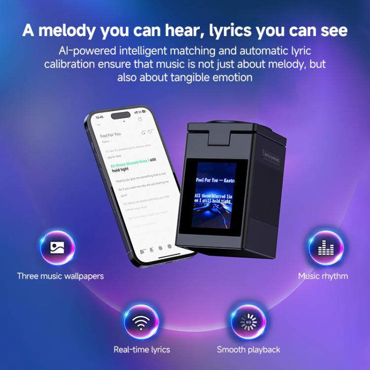 S5D 3-in-1 Multifunktionales 15W Touchscreen-Wireless-Ladegerät mit Bluetooth-Lautsprecherfunktion