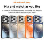 AG Frosted Lens Holder MagSafe Phone Case, For iPhone 12, For iPhone 12 Pro Max, For iPhone 12 Pro, For iPhone 11