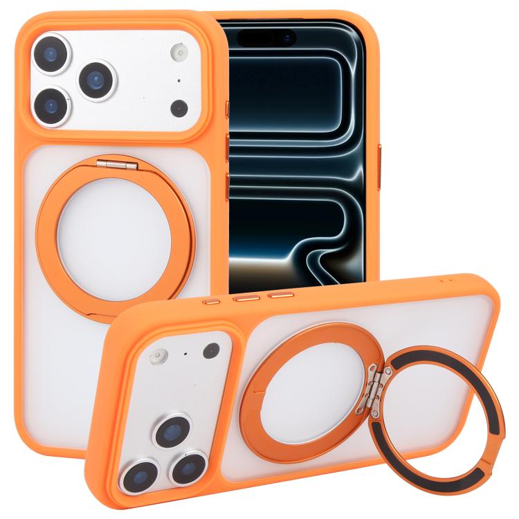 GEBEI Jazz Serie 360-Grad-Drehhalter Skin-Feel mattierte MagSafe Handyhülle, Für iPhone 17 Pro Max, Für iPhone 17 Pro