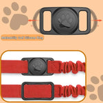 xDfind Silicone Pet Collar Tracker Transparent PC Cover, For AirTag 2nd Gen / AirTag 1st Gen