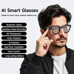 M89 2MP KI-Smartbrille mit Unterstützung für Bluetooth-Anrufe und intelligentem KI-Sprachassistenten