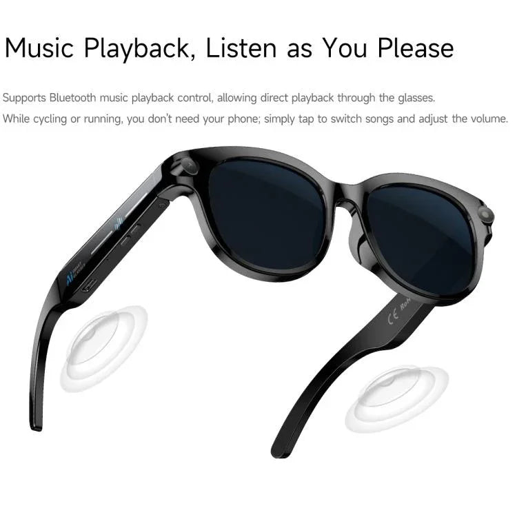 M89 2MP KI-Smartbrille mit Unterstützung für Bluetooth-Anrufe und intelligentem KI-Sprachassistenten