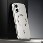 Mattiertes magnetisches Schutzgehäuse MagSafe Handyhülle aus Metalllegierung, für iPhone 17 Pro Max, für iPhone 17 Pro, für iPhone 17, für iPhone Air, für iPhone 16 Pro Max, für iPhone 16 Pro, für iPhone 15 Pro Max, für iPhone 15 Pro
