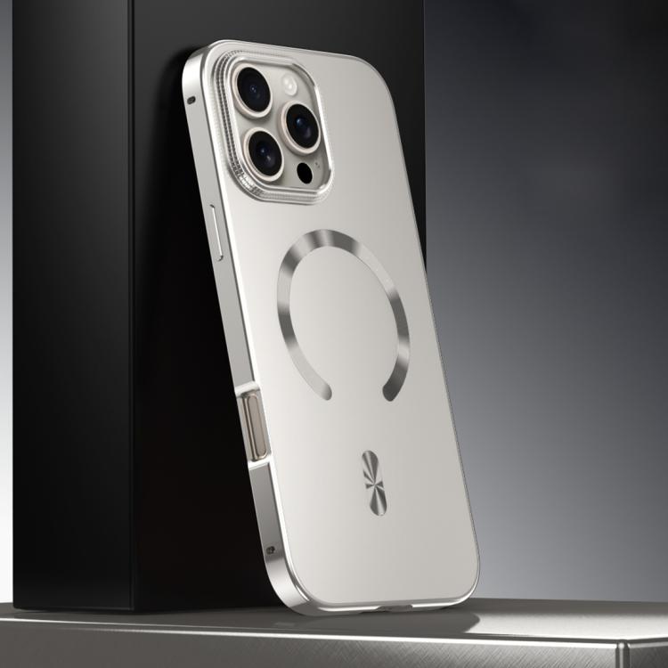 Mattiertes magnetisches Schutzgehäuse MagSafe Handyhülle aus Metalllegierung, für iPhone 17 Pro Max, für iPhone 17 Pro, für iPhone 17, für iPhone Air, für iPhone 16 Pro Max, für iPhone 16 Pro, für iPhone 15 Pro Max, für iPhone 15 Pro