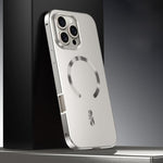 Mattiertes magnetisches Schutzgehäuse MagSafe Handyhülle aus Metalllegierung, für iPhone 17 Pro Max, für iPhone 17 Pro, für iPhone 17, für iPhone Air, für iPhone 16 Pro Max, für iPhone 16 Pro, für iPhone 15 Pro Max, für iPhone 15 Pro