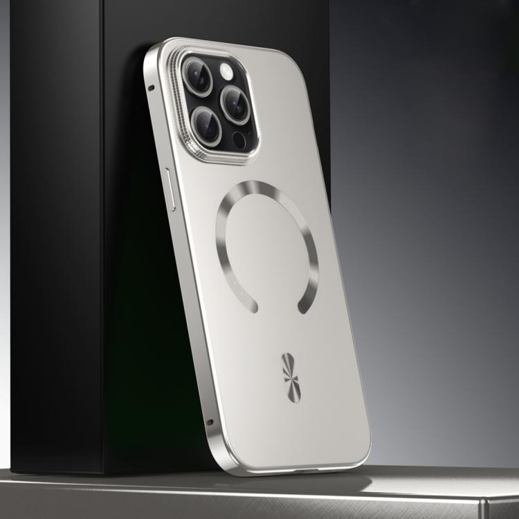 Mattiertes magnetisches Schutzgehäuse MagSafe Handyhülle aus Metalllegierung, für iPhone 17 Pro Max, für iPhone 17 Pro, für iPhone 17, für iPhone Air, für iPhone 16 Pro Max, für iPhone 16 Pro, für iPhone 15 Pro Max, für iPhone 15 Pro