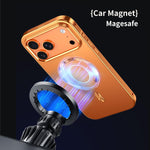 Mattiertes magnetisches Schutzgehäuse MagSafe Handyhülle aus Metalllegierung, für iPhone 17 Pro Max, für iPhone 17 Pro, für iPhone 17, für iPhone Air, für iPhone 16 Pro Max, für iPhone 16 Pro, für iPhone 15 Pro Max, für iPhone 15 Pro