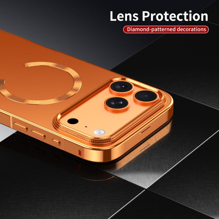 Mattiertes magnetisches Schutzgehäuse MagSafe Handyhülle aus Metalllegierung, für iPhone 17 Pro Max, für iPhone 17 Pro, für iPhone 17, für iPhone Air, für iPhone 16 Pro Max, für iPhone 16 Pro, für iPhone 15 Pro Max, für iPhone 15 Pro
