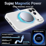 XDcase Metal Lens Frame Skin Feel Magnetic Phone Case, For iPhone 17 Pro Max, For iPhone 17 Pro, For iPhone 17
