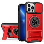 Lens Sliding Window Multifunctional Magnetic Shockproof Phone Case, For iPhone 13 Pro Max, For iPhone 13 Pro, For iPhone 12 Pro Max, For iPhone 11 Pro Max, For iPhone 11