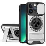 Lens Sliding Window Multifunctional Magnetic Shockproof Phone Case, For iPhone 13 Pro Max, For iPhone 13 Pro, For iPhone 12 Pro Max, For iPhone 11 Pro Max, For iPhone 11