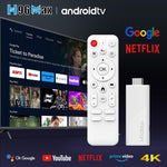 H96 Max H313 Android 14 Mini HD TV-Stick mit Fernbedienung, ARM Cortex-A53 Quad-Core, 2GB+16GB, 2GB+8GB
