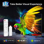 H96 Max H313 Android 14 Mini HD TV-Stick mit Fernbedienung, ARM Cortex-A53 Quad-Core, 2GB+16GB, 2GB+8GB