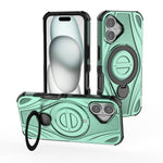 Metallische Schwenkhalterung mit Sternring Magnetische Handyhülle, Für iPhone 17 Pro Max, Für iPhone 17 Pro, Für iPhone 17, Für iPhone Air, Für iPhone 16 Pro Max, Für iPhone 16 Pro, Für iPhone 16