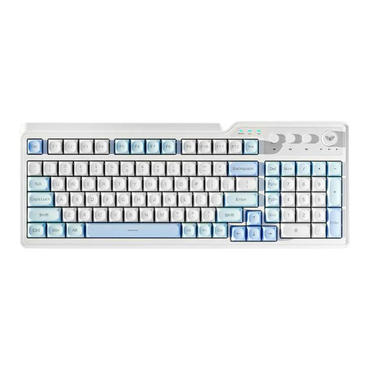 AULA F3099 99 Tasten RGB Beleuchtung Tri-Mode Gaming-Tastatur