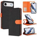 Abnehmbare Handyhülle aus veganem Litschi-Leder mit magnetischem Seiten-Patch, für iPhone 17 Pro Max, für iPhone 17 Pro, für iPhone 17, für iPhone Air, für iPhone 16 Pro Max, für iPhone 16 Pro, für iPhone 16 Plus, für iPhone 16