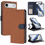 Abnehmbare Handyhülle aus veganem Litschi-Leder mit magnetischem Seiten-Patch, für iPhone 17 Pro Max, für iPhone 17 Pro, für iPhone 17, für iPhone Air, für iPhone 16 Pro Max, für iPhone 16 Pro, für iPhone 16 Plus, für iPhone 16