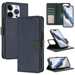 Abnehmbare Handyhülle aus veganem Litschi-Leder mit magnetischem Seiten-Patch, für iPhone 17 Pro Max, für iPhone 17 Pro, für iPhone 17, für iPhone Air, für iPhone 16 Pro Max, für iPhone 16 Pro, für iPhone 16 Plus, für iPhone 16