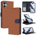 Abnehmbare Handyhülle aus veganem Litschi-Leder mit magnetischem Seiten-Patch, für iPhone 17 Pro Max, für iPhone 17 Pro, für iPhone 17, für iPhone Air, für iPhone 16 Pro Max, für iPhone 16 Pro, für iPhone 16 Plus, für iPhone 16