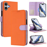 Abnehmbare Handyhülle aus veganem Litschi-Leder mit magnetischem Seiten-Patch, für iPhone 17 Pro Max, für iPhone 17 Pro, für iPhone 17, für iPhone Air, für iPhone 16 Pro Max, für iPhone 16 Pro, für iPhone 16 Plus, für iPhone 16