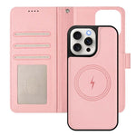 Abnehmbare Litchi-Struktur Magnetische Seiten-Patch Vegane Leder-Handyhülle, Für iPhone 13 Pro Max, Für iPhone 13 Pro, Für iPhone 13, Für iPhone 12 / 12 Pro, Für iPhone 12 Pro Max, Für iPhone 11 Pro Max, Für iPhone 11, Für iPhone 11 Pro