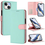 Abnehmbare Litchi-Struktur Magnetische Seiten-Patch Vegane Leder-Handyhülle, Für iPhone 13 Pro Max, Für iPhone 13 Pro, Für iPhone 13, Für iPhone 12 / 12 Pro, Für iPhone 12 Pro Max, Für iPhone 11 Pro Max, Für iPhone 11, Für iPhone 11 Pro